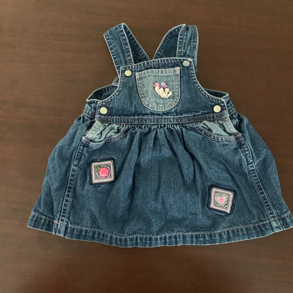 Cute denim dress 6/9 months